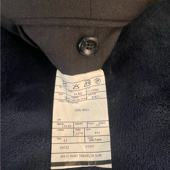 Jos A Bank Travelers Trousers Slim Fit - Picture 4 of 4